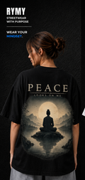 Peace Looks On Me Oversized T-Shirt