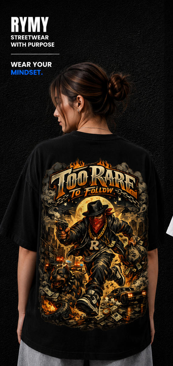 Too Rare To Follow Oversized T-Shirt