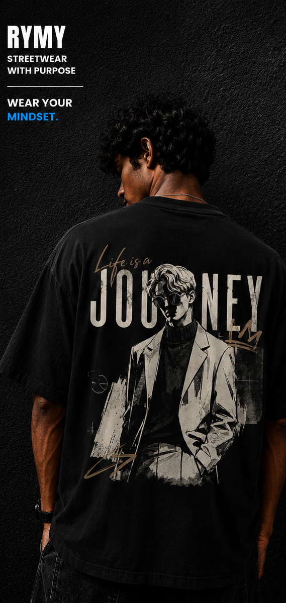 Life Is a Journey Oversized T-Shirt