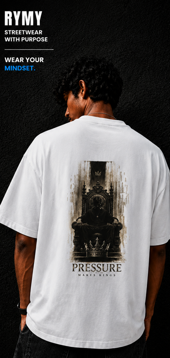 Pressure Makes Kings Oversized T-Shirt