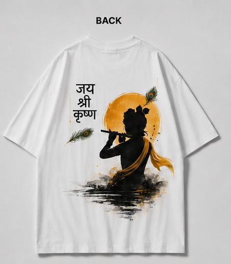 JAI SHRI KRISHNA OVERSIZED T-SHIRT