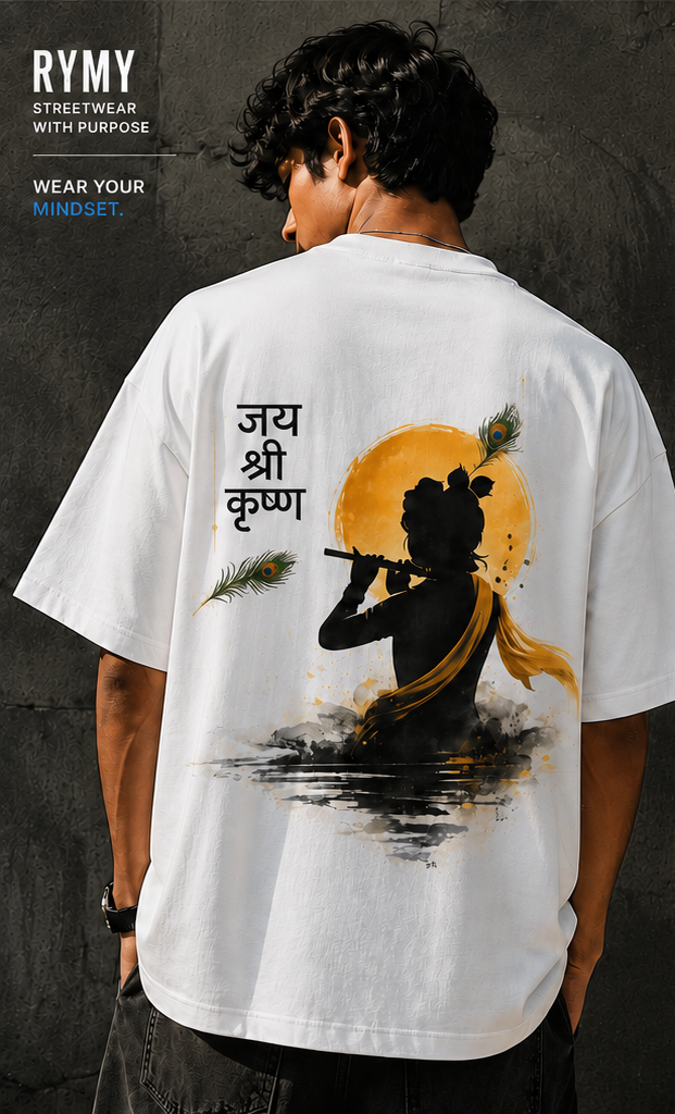 JAI SHRI KRISHNA OVERSIZED T-SHIRT